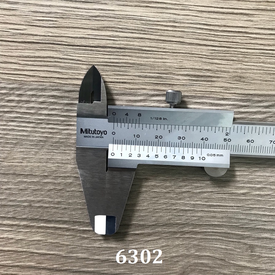 Thước cặp cơ khí Mitutoyo 530-104 0-150mm/ 1/128 inch (Mã đặt hàng: 6302)
